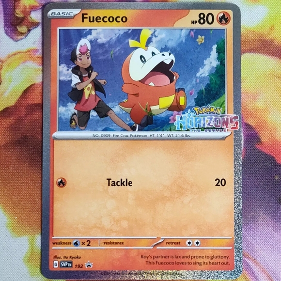 Fuecoco SVP192 Holo Scarlet & Violet Black Star Promo Pokemon Card - Picture 1 of 2